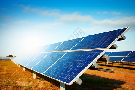 可再生可持续太阳能高清图片