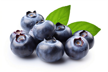 好吃的蓝莓背景图片