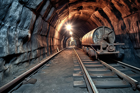 地下矿山矿山资源运输轨道设计图片
