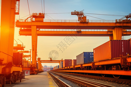 工业运输港口图片