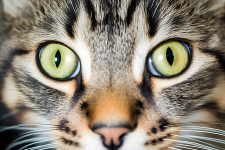 猫眼睛的特写镜头背景图片