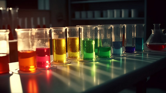 科学实验室内化学液体图片