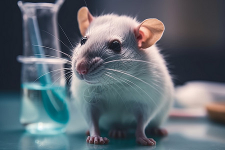 实验室内实验的老鼠图片