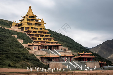 佛寺建筑图片