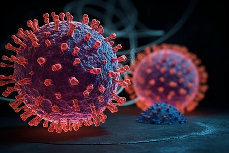 冠状病毒细胞图片