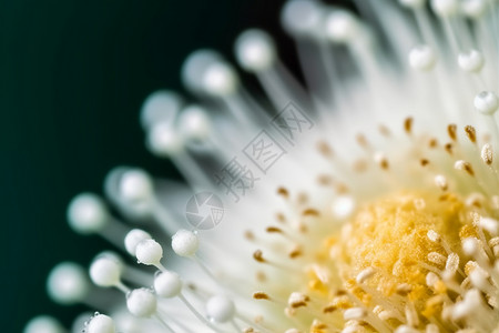 白色花粉微距图片