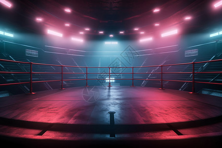 拳击竞技场照片背景图片