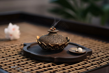 中国风香炉高清茶具高清图片
