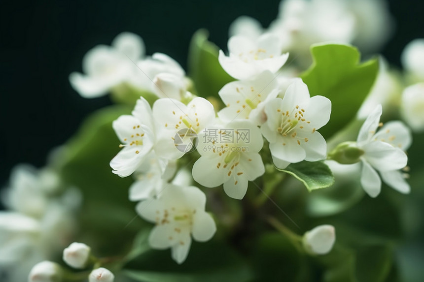 纯洁的茉莉花图片