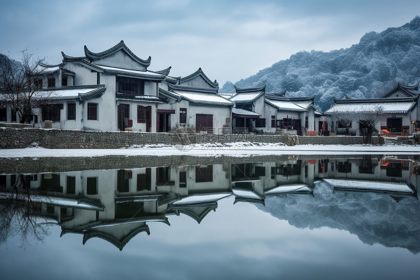 风景秀丽的住宅图片