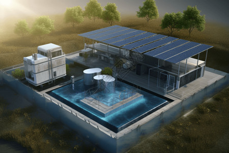 新能源水处理厂图片