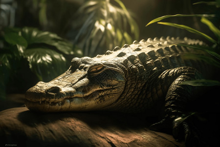 凶狠的动物沼泽地的鳄鱼设计图片