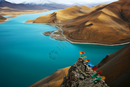 西藏旅游的自然风景区高清图片