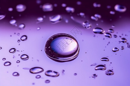 抽象透明水滴背景图片