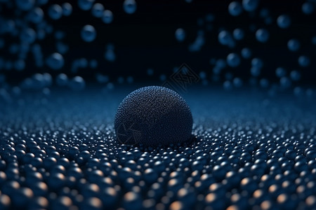 球体粒子创意背景图片