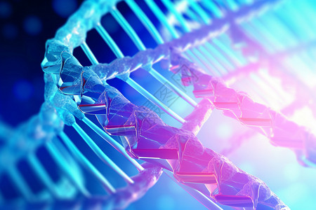 克隆医学DNA链的概念图背景图片