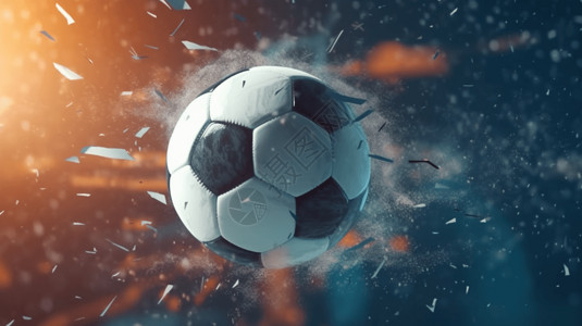 被踢的足球世界杯的足球设计图片
