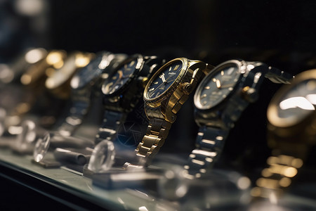 商店出售的手表高清图片