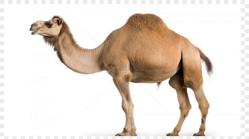 沙漠的单峰骆驼图片