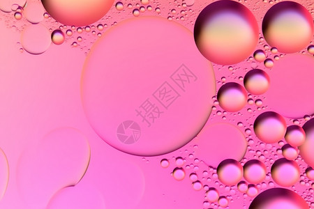 粉色气泡背景图片
