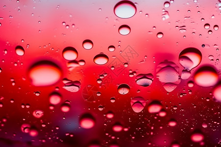 红色的抽象水滴背景背景图片
