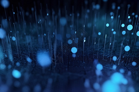 雨滴形状蓝色科技背景设计图片