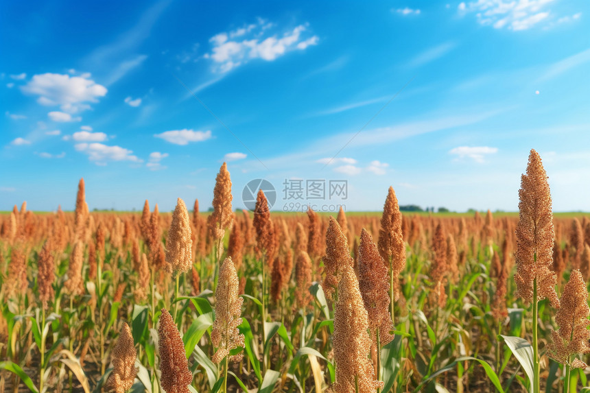 户外的天空和植物图片