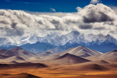 户外山脉风景图片