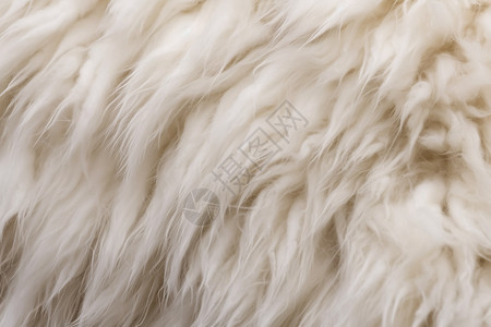毛皮材质白色的羊毛质感背景
