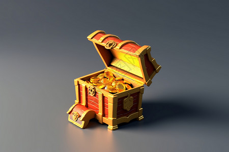 游戏中的宝箱背景图片