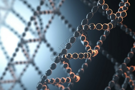 3d的DNA背景图片