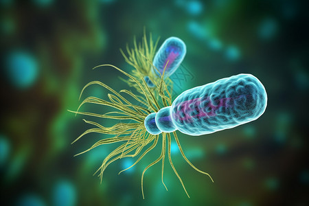 细菌实验背景图片
