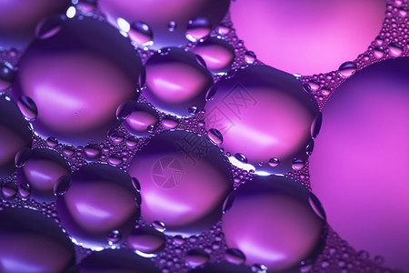 抽象紫色气泡纹理背景图片