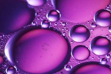 抽象紫罗兰色气泡图片