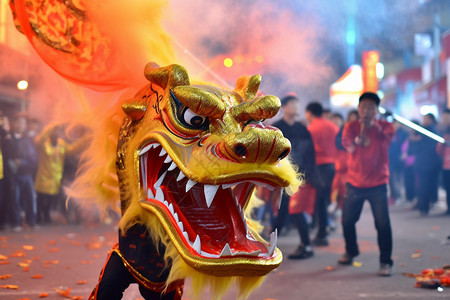 祸害百姓2月2舞龙活动背景