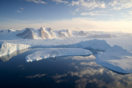 白雪皑皑的格陵兰图片