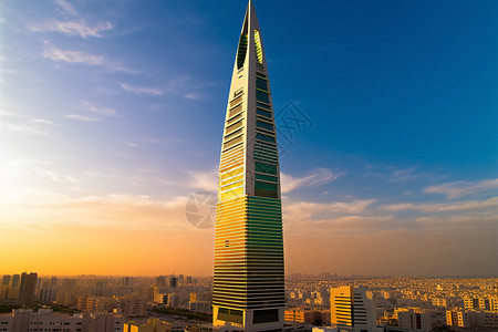 市中心高层建筑图片