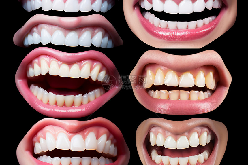 不同的牙齿形态图片