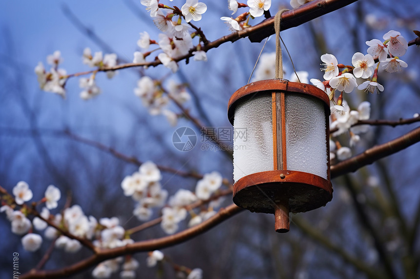 梅花的特写镜头图片