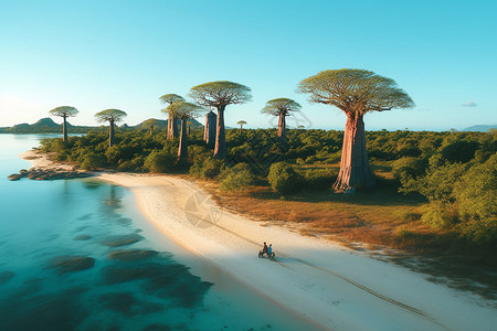 马达加斯加岛非洲旅行岛屿背景