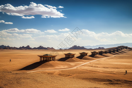 沙漠户外自然风景图片