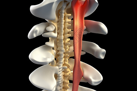 人体椎间盘背景图片