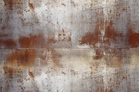 肮脏棕色墙壁磨损的金属墙面设计图片