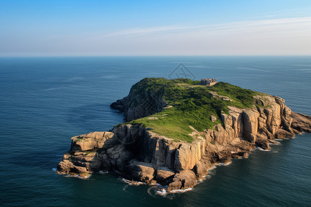 海洋中的孤岛背景