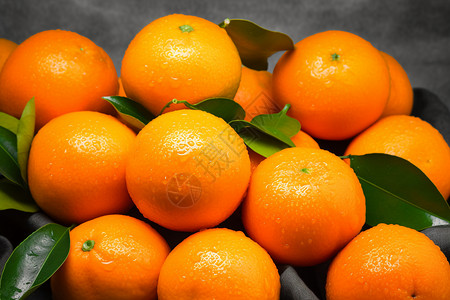 化州橘红美味多汁的砂糖橘背景