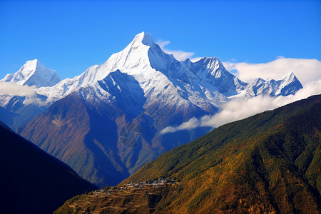 女娲娘娘云南梅里雪山背景