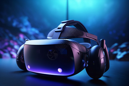 VR视觉VR技术领域的视觉插画