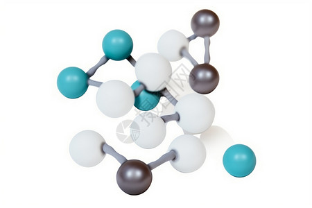 化学分子分离背景图片