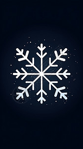 雪转晴天气图标冬季天气的雪花设计图片