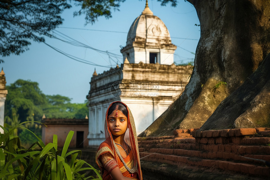 孟加拉国的女孩图片